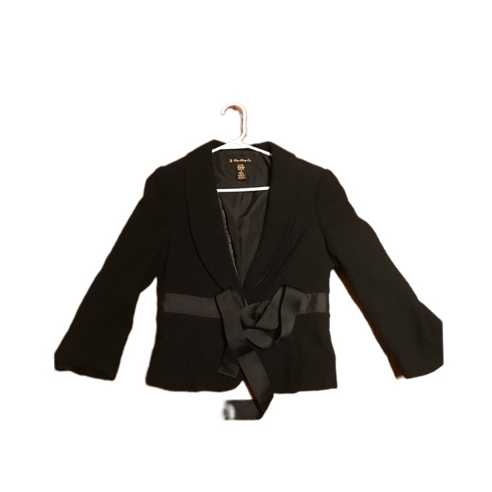 New Forever Twenty One black Quilted Black blazer
